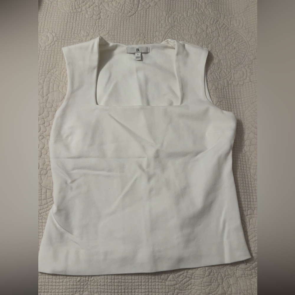 White Sleeveless Top